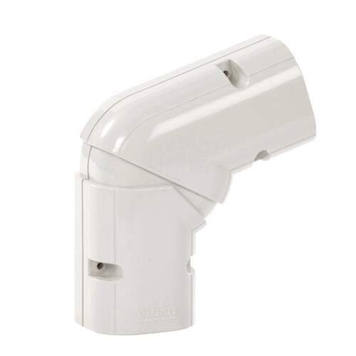 Inoac platte bocht verstelbaar45-90gr. NX75-W