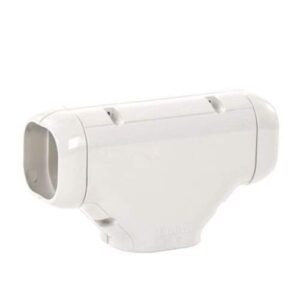 Inoac NT-100W T-stuk incl. 2x verloop 60 /75 RAL9003