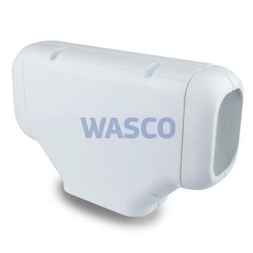 Inoac NT140-W T-stuk incl 2x verloop 100 wit