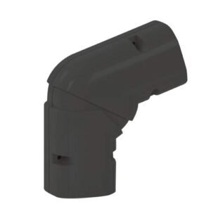 Inoac platte bocht verstelbaar 45-90gr. NX-75BK
