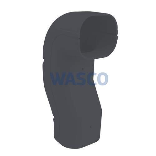 Inoac stijgende S bocht NZK-75G RAL7016