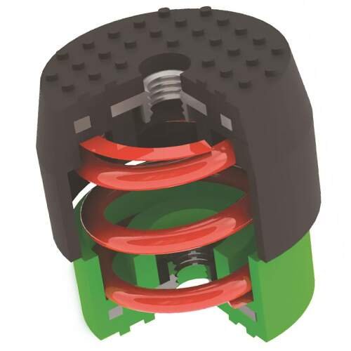 Soleco trillingsdemperset Groen 30-55kg - Afbeelding 3