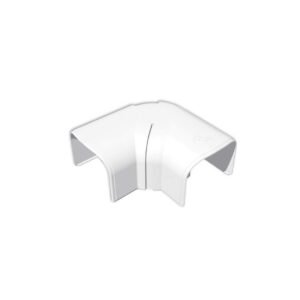 Tecnosystemi verstelbare platte bocht 80°-135° wit 75mm