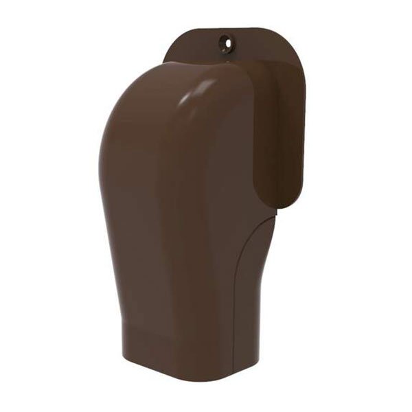 Tecnosystemi afdekkap bruin 72mm