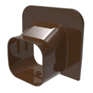 Tecnosystemi plafond / wand eindstuk bruin 72mm