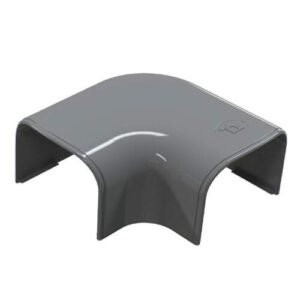 Tecnosystemi platte bocht 90 graden antraciet 75mm
