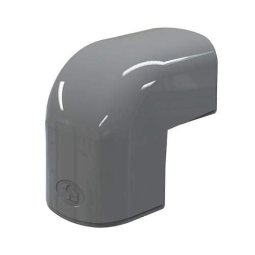 Tecnosystemi buitenbocht 90 graden antraciet 75mm