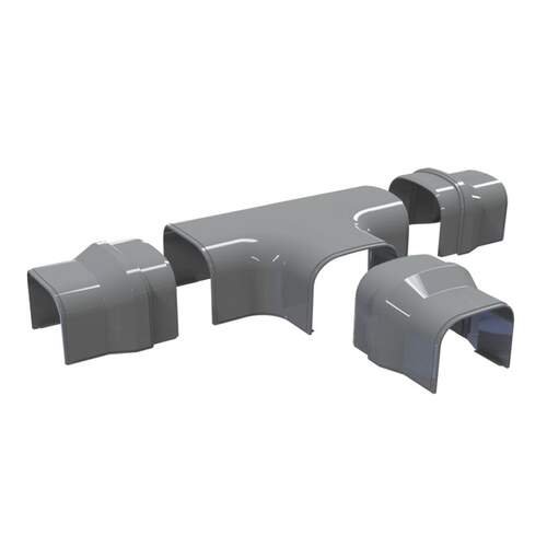 Tecnosystemi T-stuk antraciet 75mm