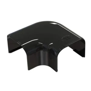 Tecnosystemi platte bocht 90 graden zwart 102mm