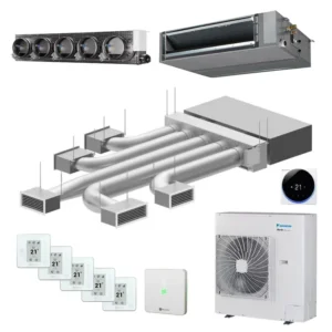 Airzone + Daikin FBA100A – Easyzone 25 plus met 5 zones