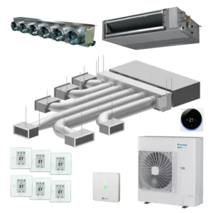 Airzone + Daikin FBA100A – Easyzone 25 plus met 6 zones