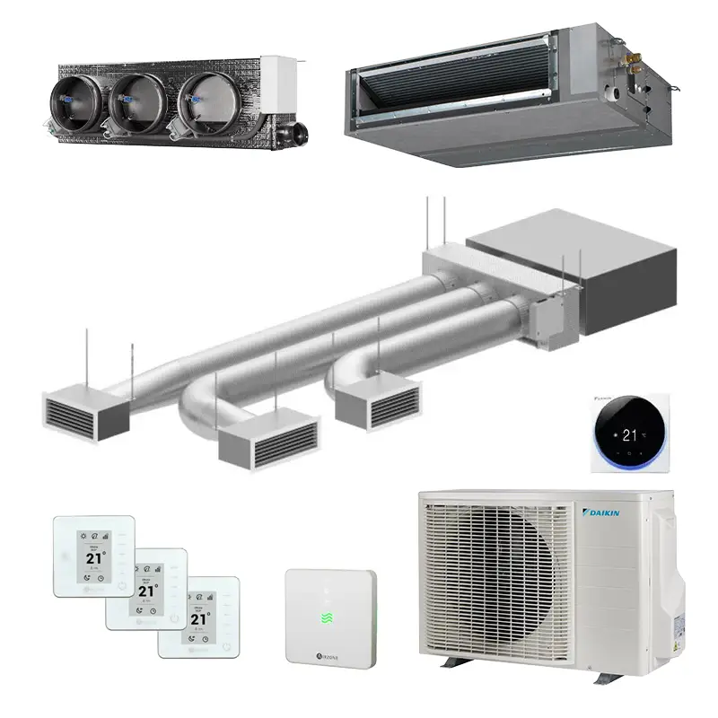 Airzone + Daikin FBA50 – Easyzone 25 plus met 3 zones