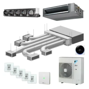 Airzone + Daikin FBA71 – Easyzone 25 plus met 5 zones