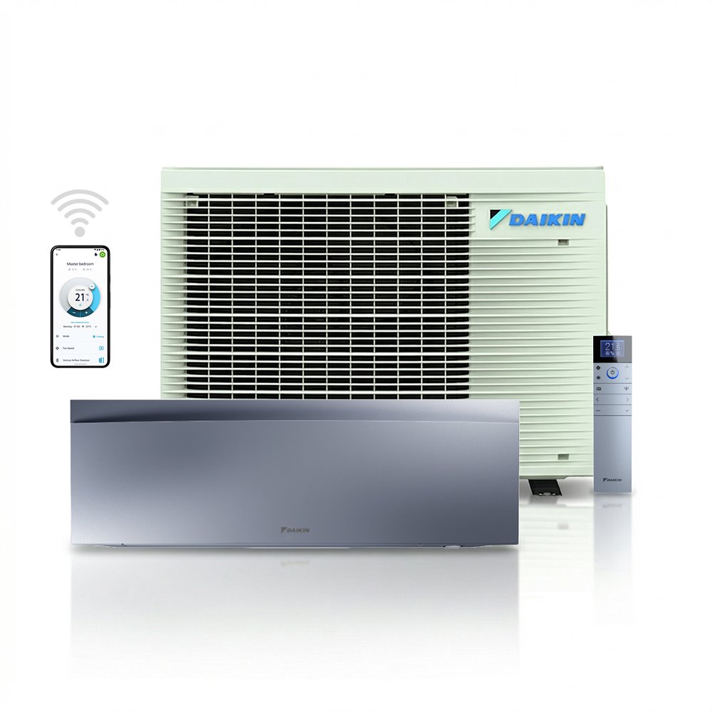 Daikin Emura FTXJ-25AS + RXJ-25A (2,5 kW Zilver)