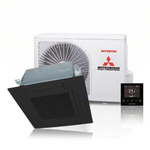 Mitsubishi Cassette unit FDTC 35 VH totaalpakket zwart