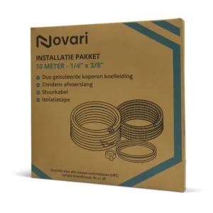 Novari 1/4 x 3/8 complete aansluitset – 10 meter