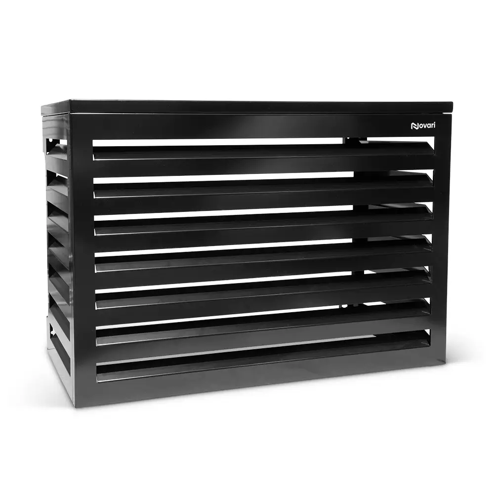 Novari Cover aluminium behuizing, Medium kleur Zwart