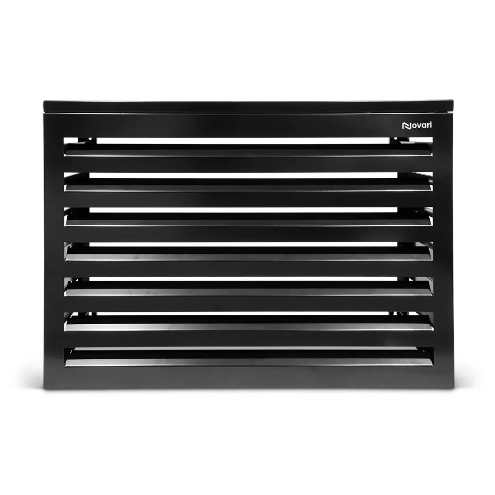 Novari Cover aluminium behuizing, Medium kleur Zwart - Afbeelding 2