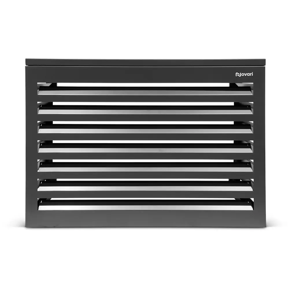 Novari Cover aluminium behuizing, Medium kleur Antraciet - Afbeelding 2