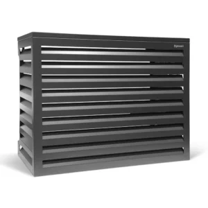 Novari Cover aluminium behuizing, Extra Large kleur Antraciet