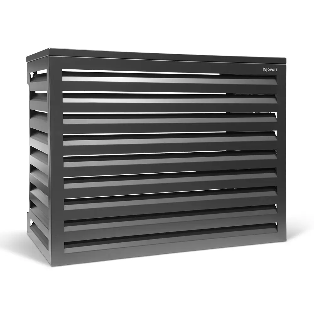 Novari Cover aluminium behuizing, Extra Large kleur Antraciet