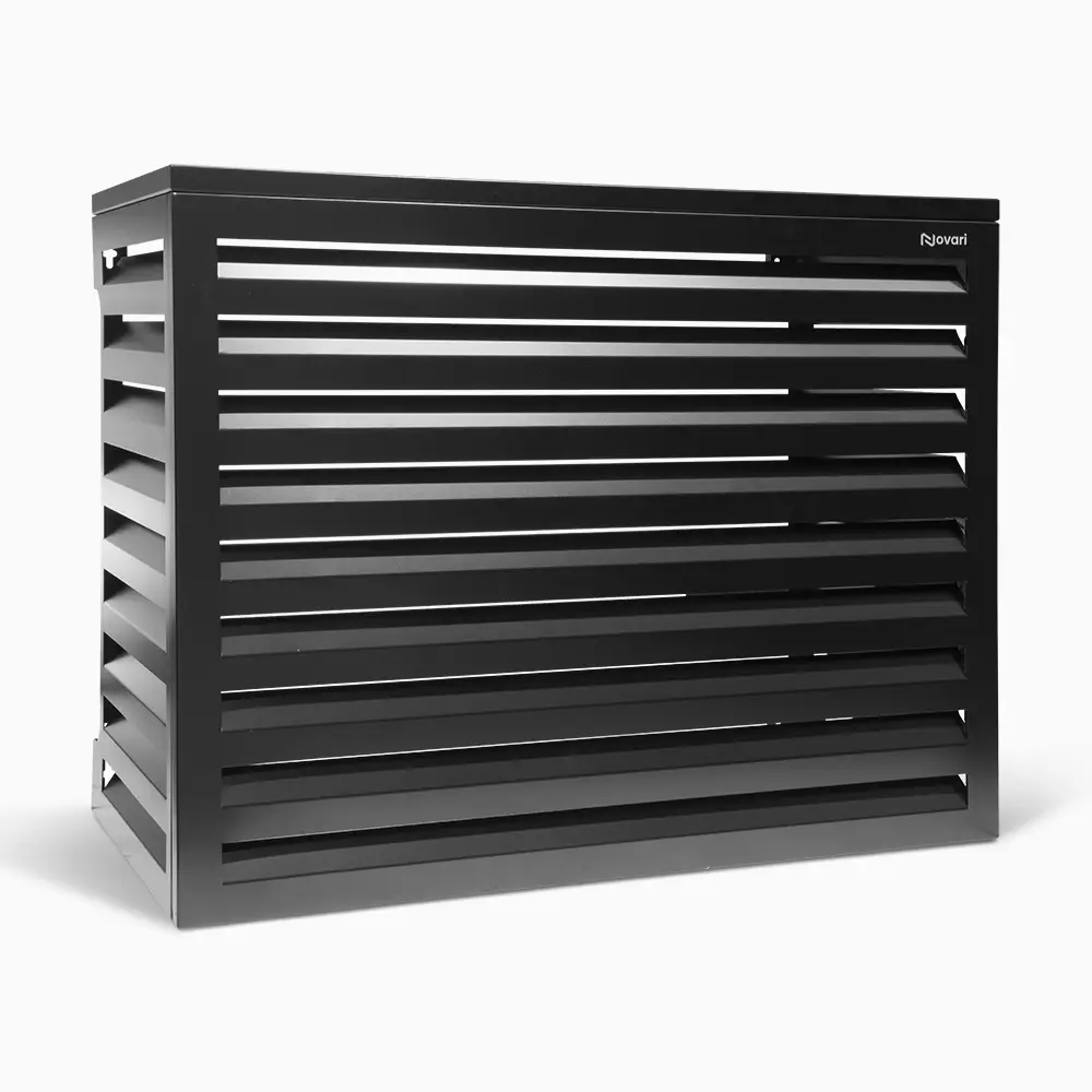 Novari Cover aluminium behuizing, Extra Large kleur Zwart