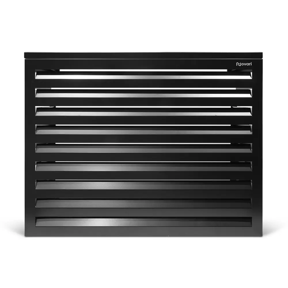 Novari Cover aluminium behuizing, Large kleur Zwart - Afbeelding 2