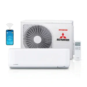 Mitsubishi SRK/SRC 25 ZT-WF split unit airco 2,5 kW totaal pakket incl WiFi
