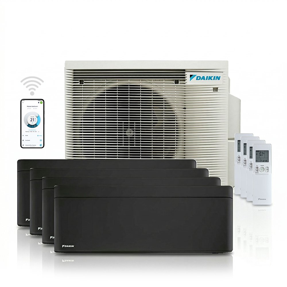 Daikin Stylish FTXA35CB + FTXA25CB + FTXA20CB (2x) + 4MXM80A totaalpakket