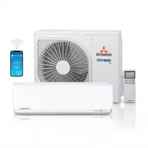 Mitsubishi SRK/SRC 50 ZSX-WF split unit airco 5,0 kW totaal pakket Hyper Inverter