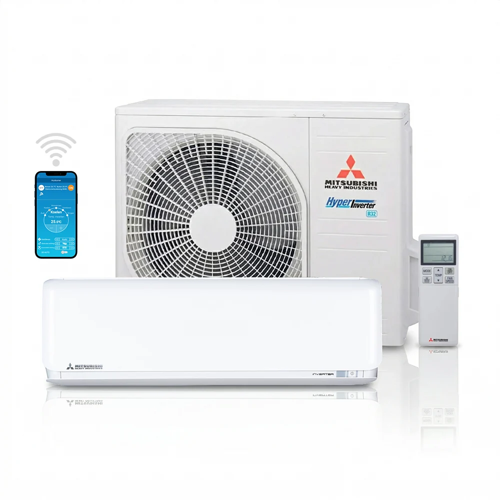Mitsubishi SRK/SRC 60 ZSX-WF split unit airco 6,0 kW totaal pakket Hyper Inverter