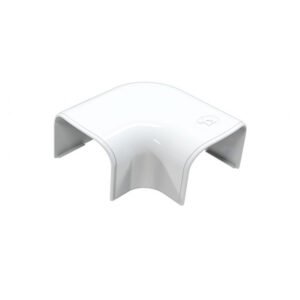 Tecnosystemi platte bocht 90 graden wit 75mm