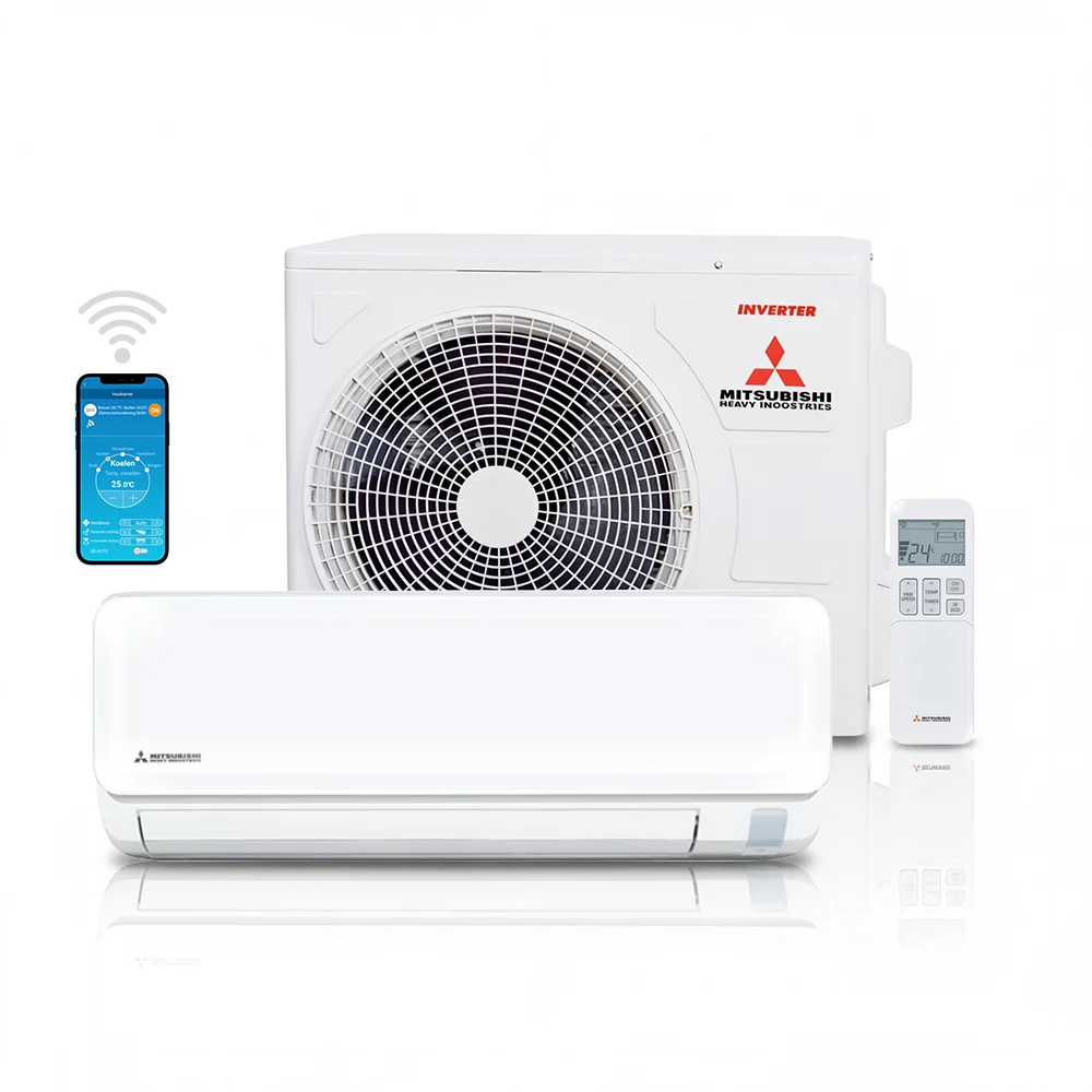 Mitsubishi SRK/SRC 35 ZTL-W split unit airco 3,5 kW totaal pakket incl WiFi
