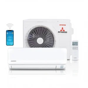 Mitsubishi SRK/SRC 25 ZTL-W split unit airco 2,5 kW totaal pakket incl WiFi