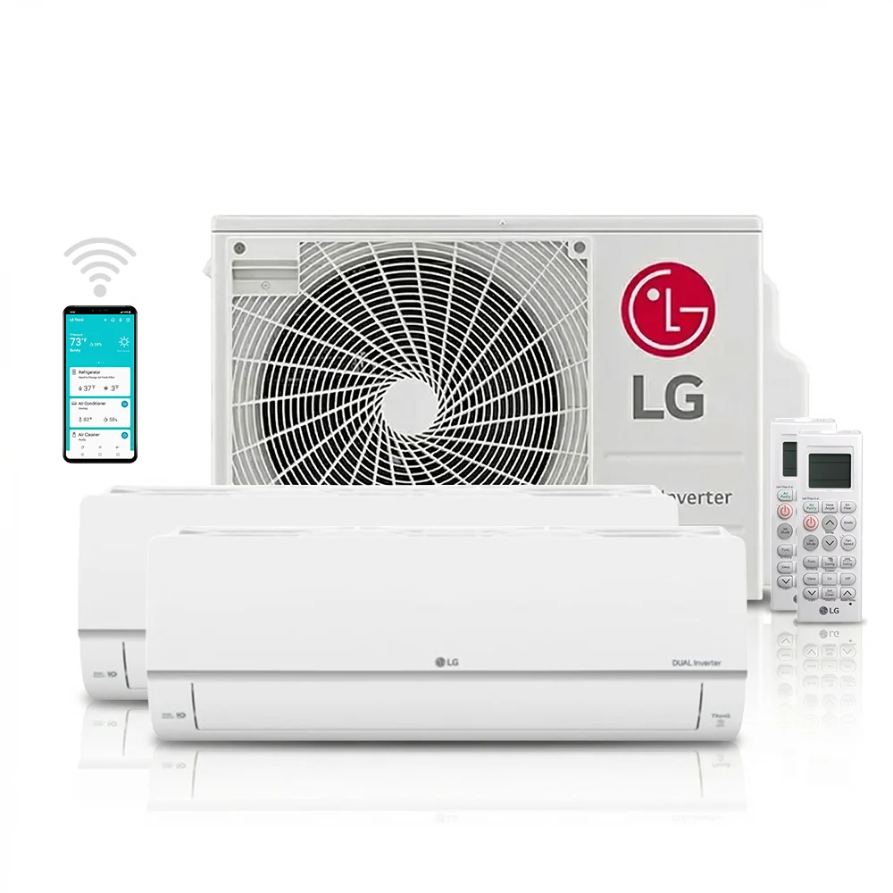 LG DUALCOOL MU2R17 + PZ09NYN + PZ12NYN Multisplit 4,7 kW totaalpakket