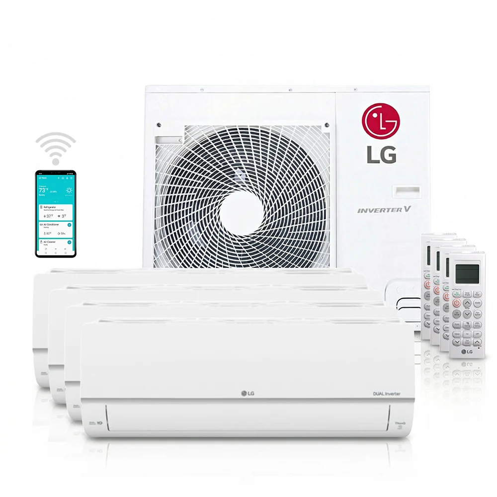 LG DUALCOOL MU4R25 + PZ12NYN + PZ09NYN (3x) Multisplit 7,0 kW totaalpakket