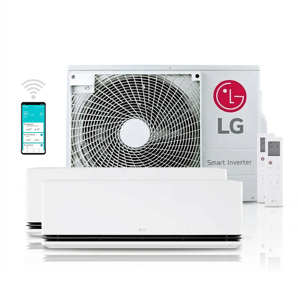 LG DUALCOOL MU2R17 + H09S1D + H12S1D Multisplit 4,7 kW totaalpakket