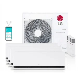 LG DUALCOOL MU4R27 + H09S1D (3x) + H12S1D Multisplit 7,9 kW totaalpakket