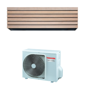Toshiba Daiseikai 10 2,5 kW wood single split set
