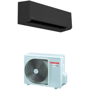 Toshiba Shorai Edge - Kazumi 2,5 kW single split set zwart